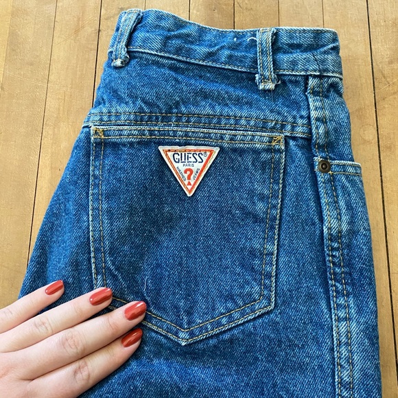 High-Waisted Vintage Guess Jeans- Extremely Rare! - Picture 1 of 4